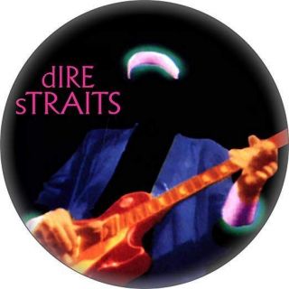 Dire Straits Money For Nothing Vinyl Sticker 100mm Round 4 " Quality.  B2g 1