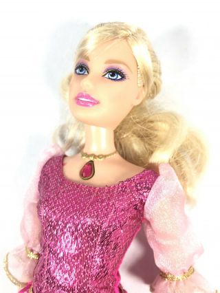 Barbie 3 Three Musketeers Singing Corinne Blonde Doll Pink Gown Pink Lips