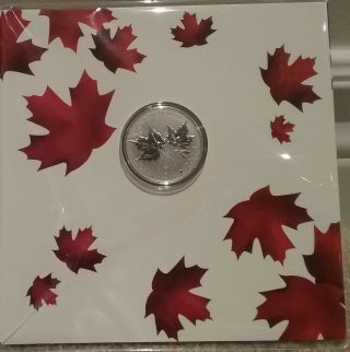 2018 Maple Leaves $10 1/2oz Pure Silver Coin Canada151