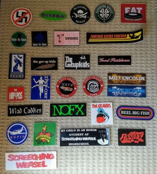 5x Stickers (you Pick) Ska Punk Rock Nofx The Queers Screeching Weasel Etc.
