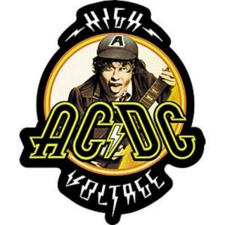 Ac/dc - Sticker - High Voltage Logo - Licensed