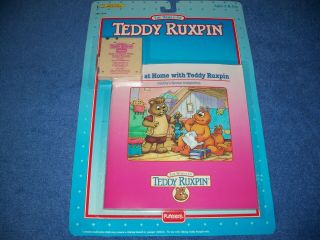 Vintage 1992 Safe At Home Teddy Ruxpin Book & Cartridge Tape Playskool