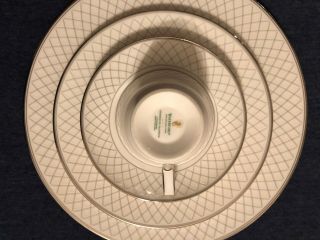 5 Pc Waterford Crosshaven Platinum Place Setting