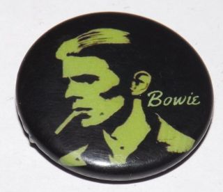 Vintage Badge Pin David Bowie Rock Music Pop Ziggy Stardust Tom Starman Old Band