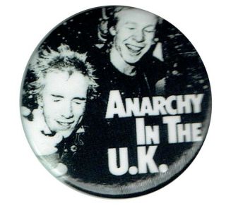 Sex Pistols Anarchy In The Uk 1 Inch Pin Badge