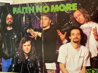 Faith No More,  Two Page Vintage Pinup Poster