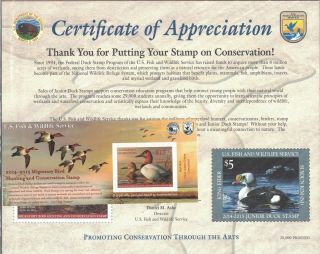 Rw81a 2014 Us Federal Duck Stamp $15 Canvasback W/cert Usps Package