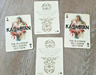 4 X Kasabian Empire Card Promo Flyers