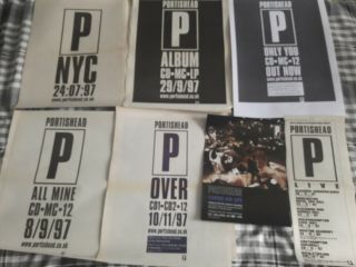 Portishead Advert / Small Poster Album Only You All Mine Over Nyc Live