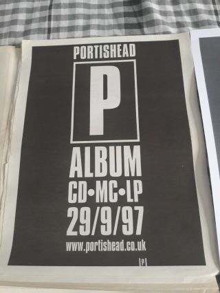PORTISHEAD advert / small poster ALBUM only you ALL MINE over NYC live 3