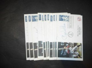 12 - 1983 Babe Ruth First Day Covers With 13 Autographs - Baseball Players,