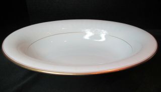 Waterford Fine English China Lismore Gold Oval Serving Bowl 9 7/8 " Long
