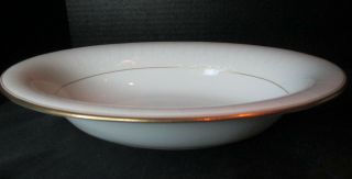Waterford Fine English China Lismore Gold Oval Serving Bowl 9 7/8 