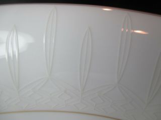 Waterford Fine English China Lismore Gold Oval Serving Bowl 9 7/8 