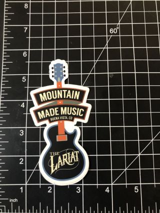 Buena Vista Colorado Decal Mountain Made Music The Lariat Guitar Sticker