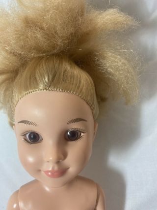 BFC Ink Best Friends Club Doll 18” Blonde Hair Brown Eyes Hair Needs TLC Scuffs 2
