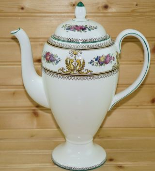 Wedgwood W595 Columbia Coffee Pot,  8 3/8 " With Lid,  10¼ " - 5 Cups