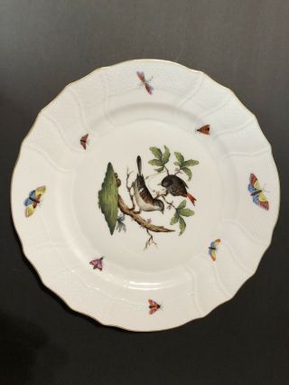Vintage Herend Porcelain Dinner Plate