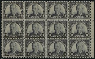 Us Stamps - Scott 697,  Perf 11 X 10.  5 - Mnh Block Of 12  (d - 010)
