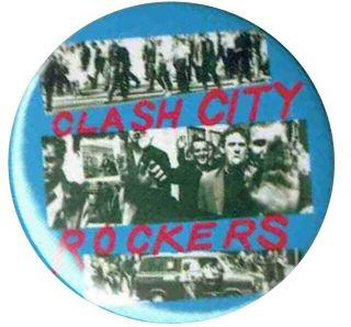 The Clash City Rockers 1 Inch Pin Badge