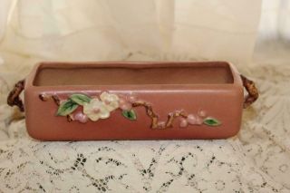 Roseville Pottery Pink Apple Blossom Window Box 368 - 8 Circa 1948