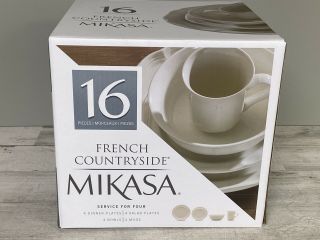 Mikasa French Countryside 16 - Piece Dinnerware Set Open Box 2