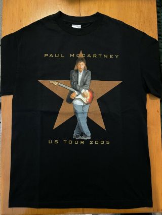 Paul Mccartney 2005 Concert Tour T - Shirt - Size M - Beatles