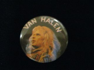 Van Halen - David Lee Roth Face Profile - Pin Badge Button - 80 