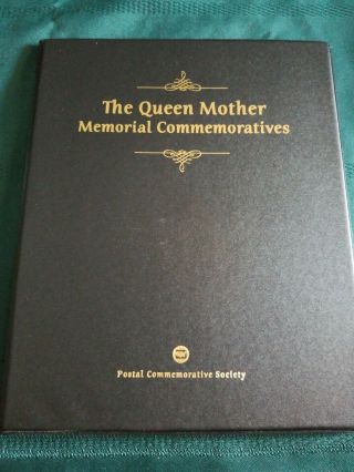 Queen Mother Memorial Commemorative First Day Cover Set & Memorial Crown Coin