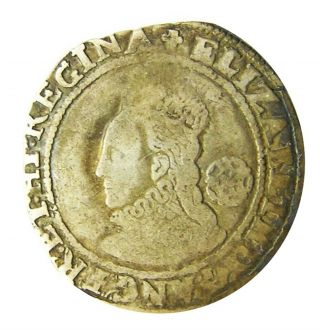 1582 Queen Elizabeth I Tudor Silver Sixpence