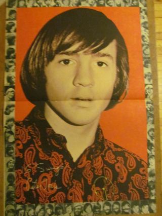 The Monkees,  Peter Tork,  Two Page Vintage Centerfold Poster