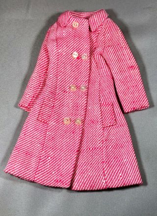 Vintage Barbie Mod Francie 1261 Shoppin Spree Coat - Exc.  (1966) Near
