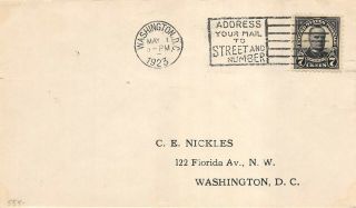 559 7c William Mckinley Single,  Serviced By Nickles,  Washington Dc [012921.  0808]