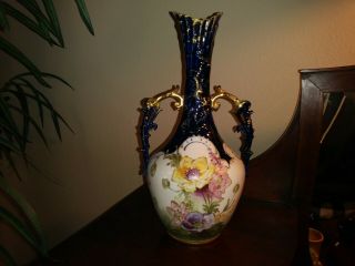 Antique Turn - Teplitz Bohemia Austria / Vase/handles Urn Rstk