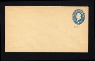 U300,  Upss 899 - 7 Envelope With " Xx " Under Stamp,  Specimen?