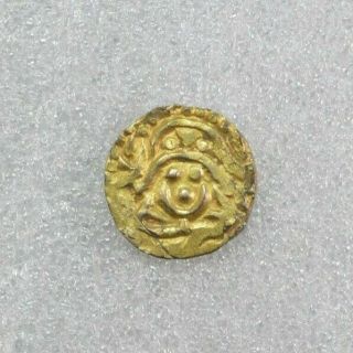 Kalachuris Of Tripuri,  Gangeya Deva (1015 - 1040 Ad),  Base Gold Drachma,  3.  9gms