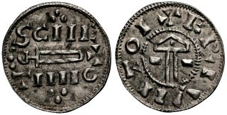 Anglo - Saxon,  Anglo - Viking,  (hiberno - Norse Northumbria),  Silver Penny.