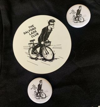 The Smiths/morrissey/salford Lads Club Sticker And Button Pack -
