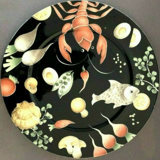 Vintage Villeroy And Boch " Fruits De Mer " Large Plate / Charger 12 Available