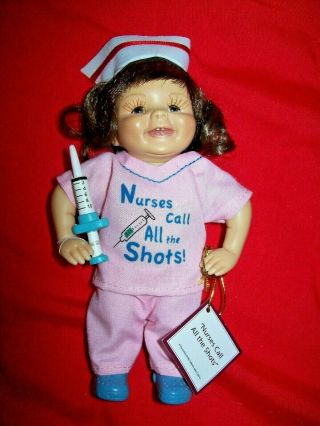 Ashton Drake/ Cheryl Hill Resin Doll " Nurses Call All The Shots "