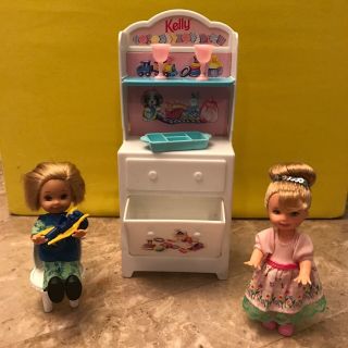 Mattel Barbie Kelly & Tommy Dolls W/accessories