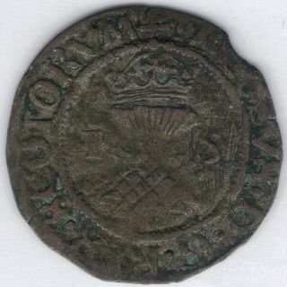 1538 - 42 Scotland Billon Bawbee James V Scotland Avf Approx 21 - 22mm Tmm