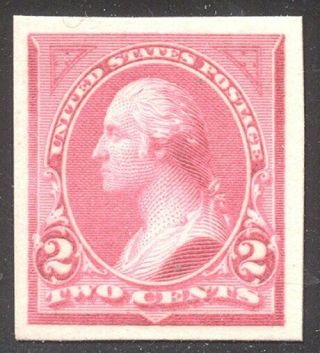 U.  S.  248p4 Scarce Card Proof - 1894 2c Pink ($100)