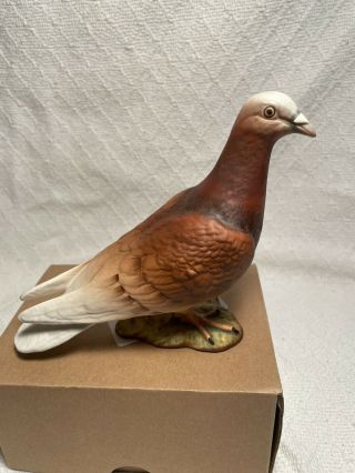 Vintage Beswick England 1383 Ceramic Brown Pigeon Figurine Fs - Rare Collectible