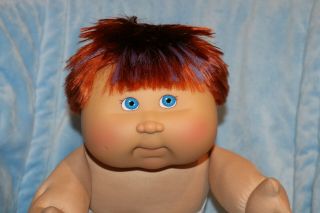 Cabbage Patch Kids Play Along Pa - 24 Red/blue Colorsilk Boy 16in Cute