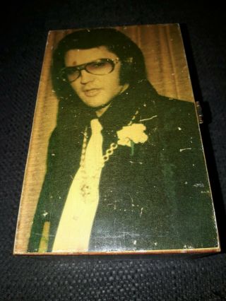 Elvis Presley - Wooden Trinket/jewellery Box From The 1980 