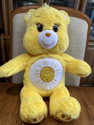 Euc Build A Bear Workshop 18 Inch Yellow Funshine Care Bear Plush Toy Bab