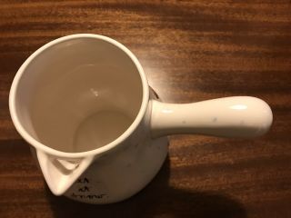 EUC Rae Dunn BELIEVE Snowman Let It Snow Ceramic Hot Cocoa Pot (Hard To Find) 3