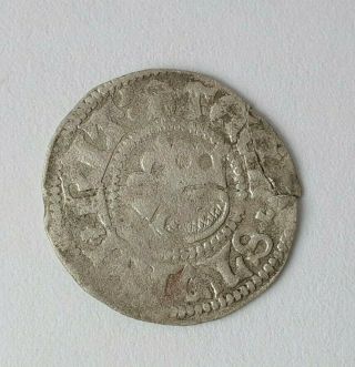 Sweden medieval silver coin,  Sten Sture (1512 - 20),  1/2 örtug s.  d. ,  Stockholm 2