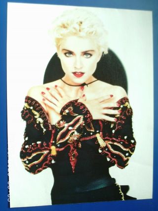 Madonna - Isla Bonitta - 1980s A4 Poster Advert Fault